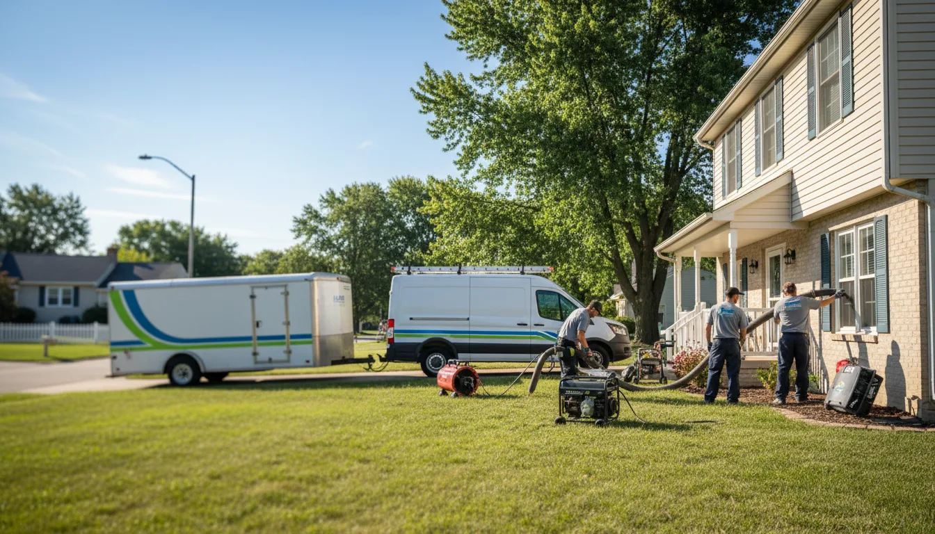 Flooded Basement Restoration And Cleanup With Repair in Fox River Grove, IL near me